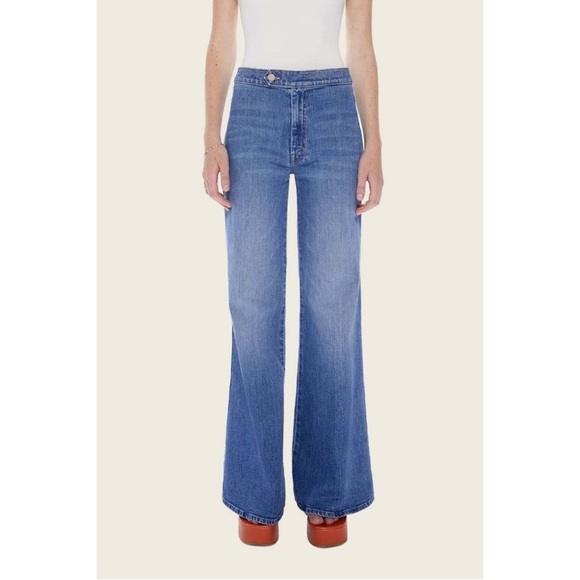 MOTHER Denim - Mother Jeans The Tab Roller Skimp Wide Leg Jeans (only worn once!)